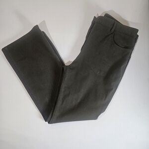 Theory Womens Chino Dress Pants Size 8 Olive Green Bootcut Mid Rise Minimalist‎